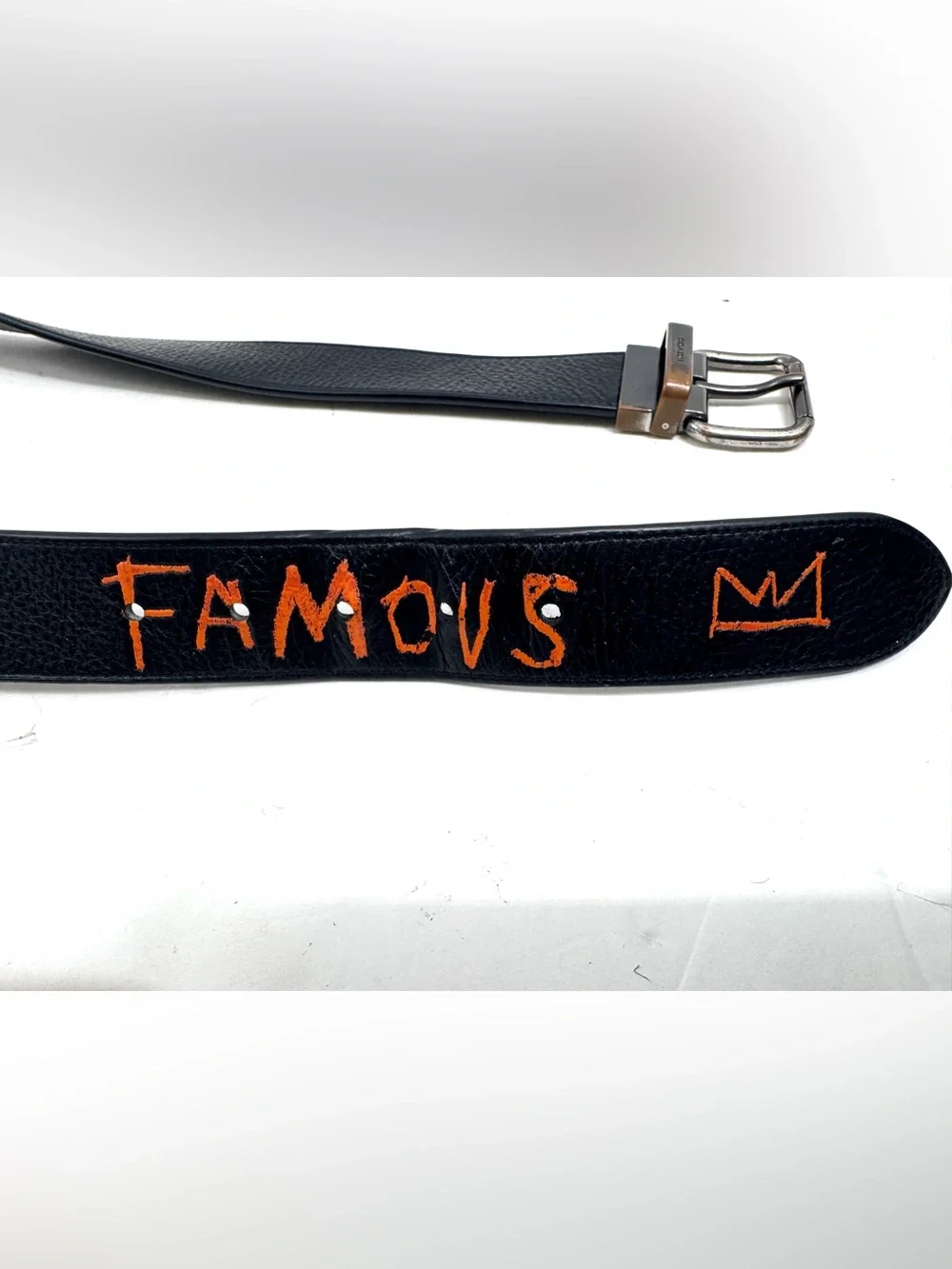 Coach X Jean-Michel Basquiat Belt with Harness Buckle